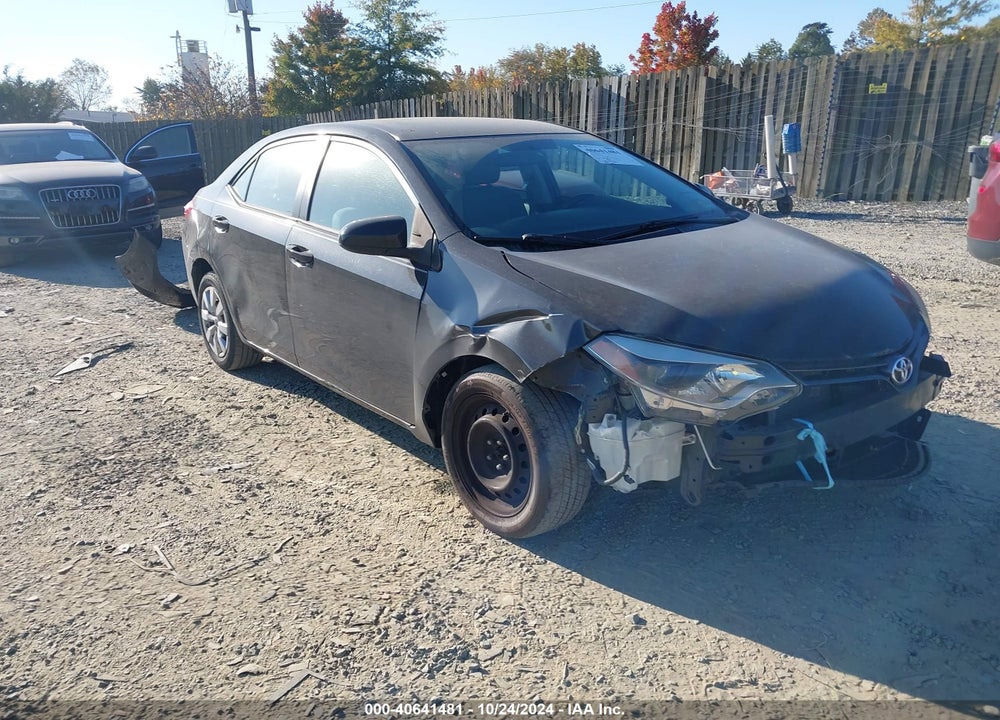 2016 TOYOTA COROLLA LE VIN: 2T1BURHE0GC611714