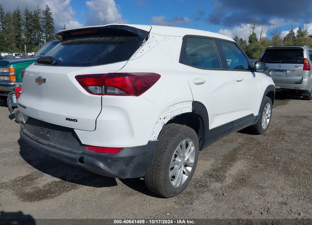 2022 CHEVROLET TRAILBLAZER AWD LS VIN: KL79MNSL9NB016562