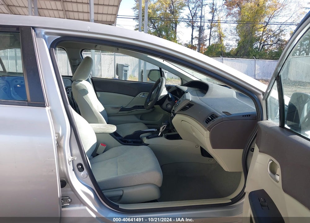 2012 HONDA CIVIC SDN LX VIN: 2HGFB2F57CH599192