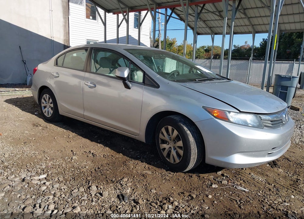 2012 HONDA CIVIC SDN LX VIN: 2HGFB2F57CH599192