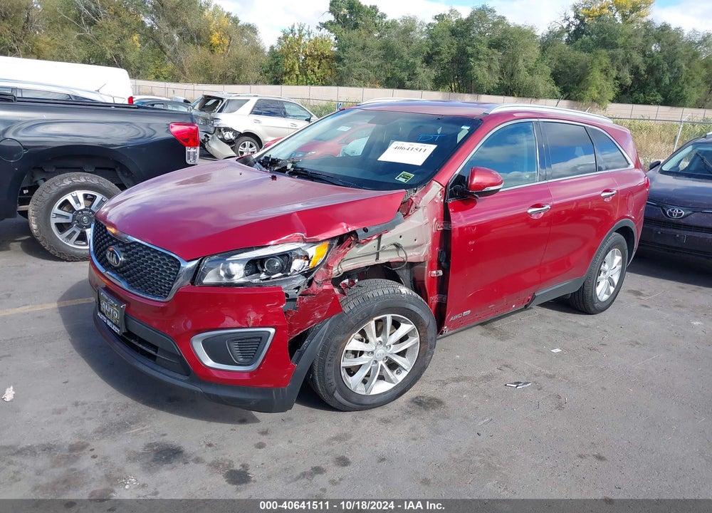 2017 KIA SORENTO 3.3L LX VIN: 5XYPGDA59HG309628