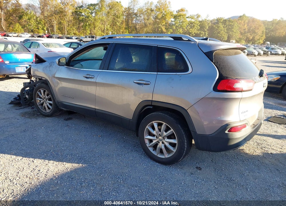 2016 JEEP CHEROKEE LIMITED VIN: 1C4PJMDB6GW348424