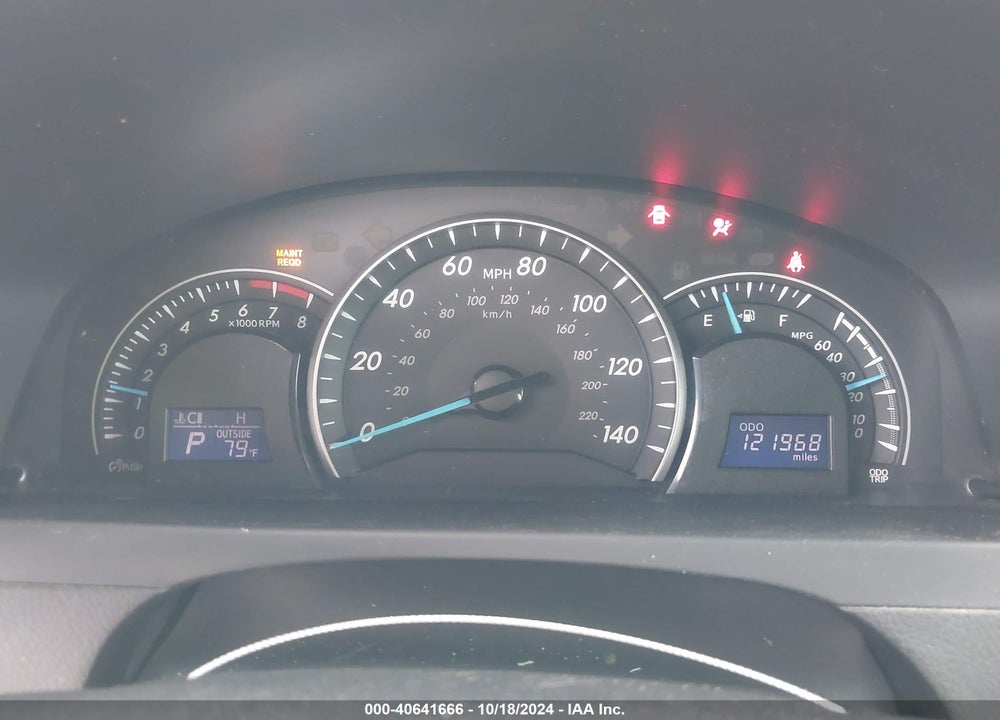 2012 TOYOTA CAMRY LE VIN: 4T4BF1FK0CR160481