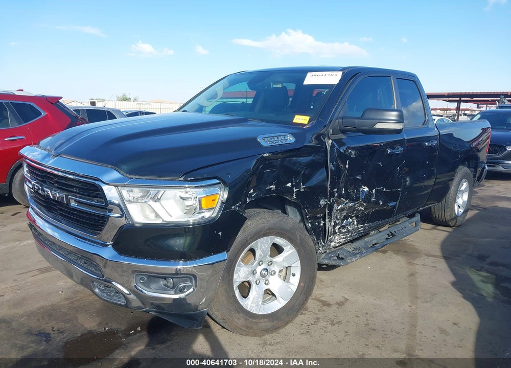 2019 RAM 1500 BIG HORN/LONE STAR 4X2 6'4 BOX VIN: 1C6RREBT7KN628250