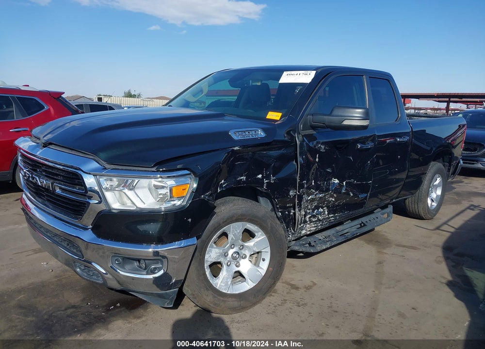 2019 RAM 1500 BIG HORN/LONE STAR 4X2 6'4 BOX VIN: 1C6RREBT7KN628250