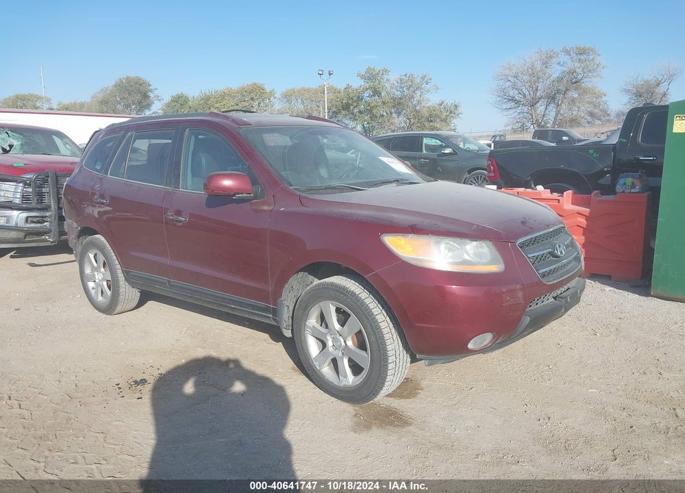 2007 HYUNDAI SANTA FE LIMITED/SE VIN: 5NMSH73E87H116994