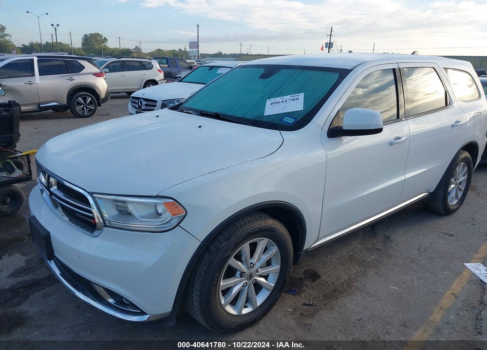 2019 DODGE DURANGO SXT RWD VIN: 1C4RDHAG7KC691390