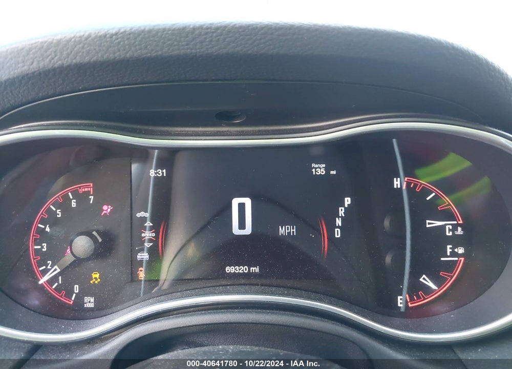2019 DODGE DURANGO SXT RWD VIN: 1C4RDHAG7KC691390