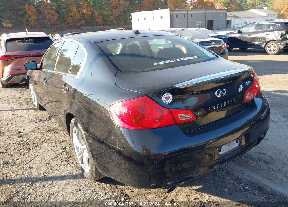 2012 INFINITI G37X VIN: JN1CV6AR8CM974758