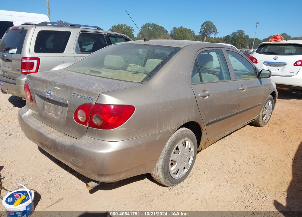 2005 TOYOTA COROLLA CE VIN: 2T1BR32E35C477768