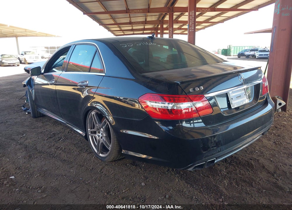2011 MERCEDES-BENZ E 63 AMG VIN: WDDHF7HB1BA476034