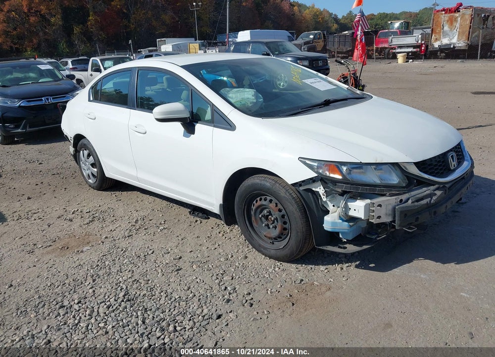 2014 HONDA CIVIC LX VIN: 19XFB2F55EE237438