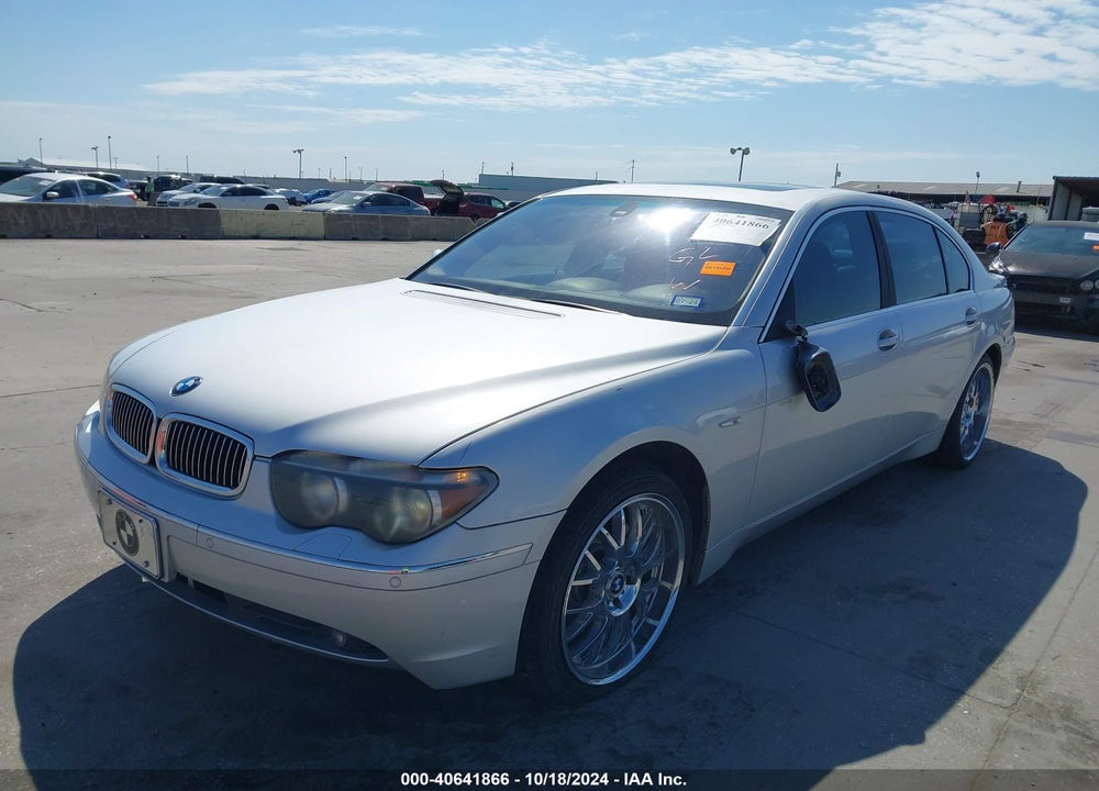 2002 BMW 745LI VIN: WBAGN63492DR02673