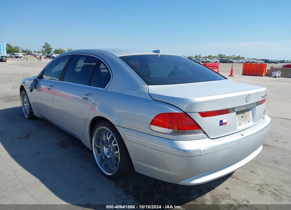 2002 BMW 745LI VIN: WBAGN63492DR02673