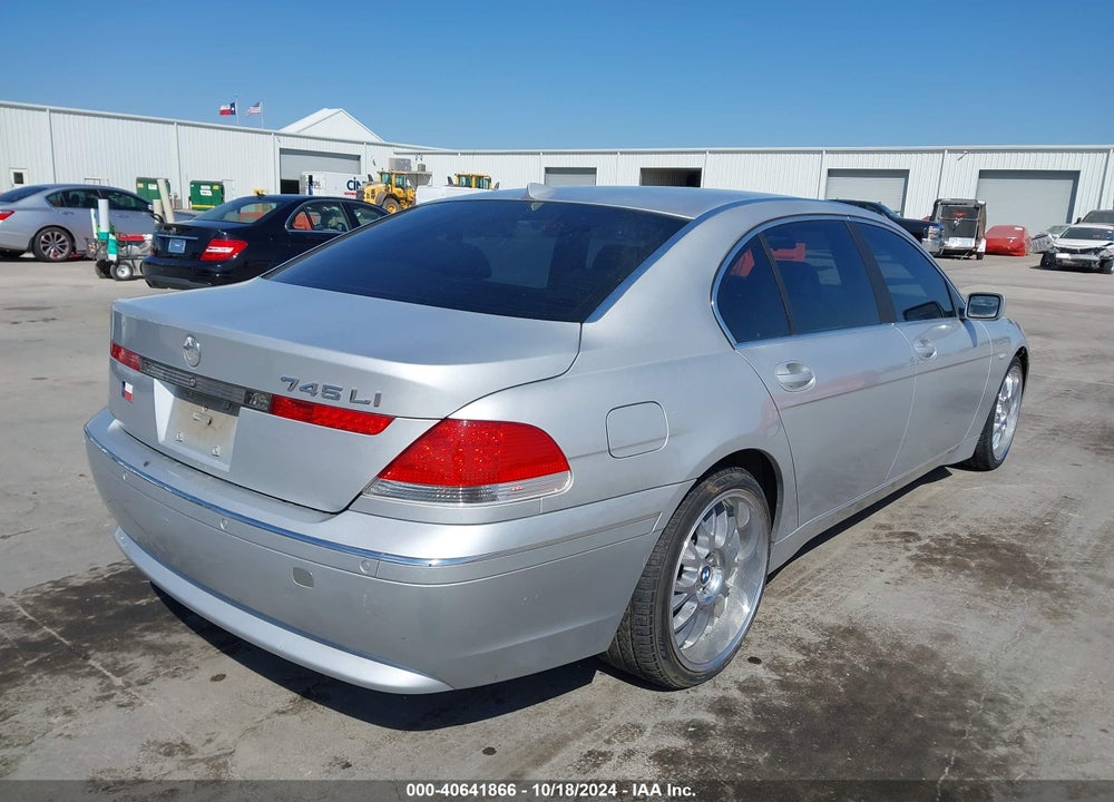 2002 BMW 745LI VIN: WBAGN63492DR02673
