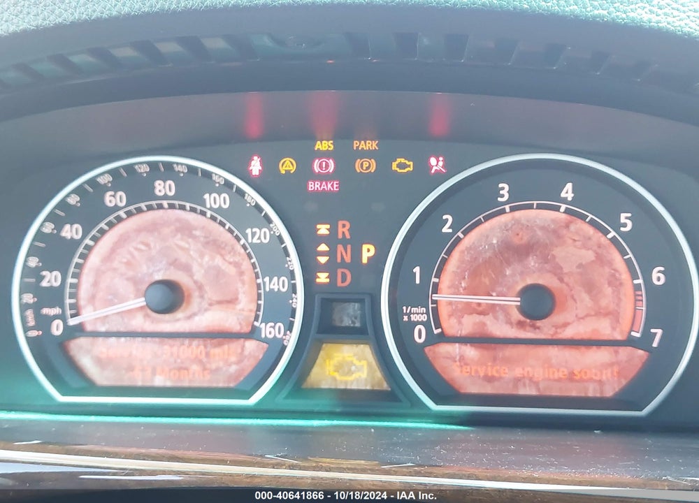 2002 BMW 745LI VIN: WBAGN63492DR02673