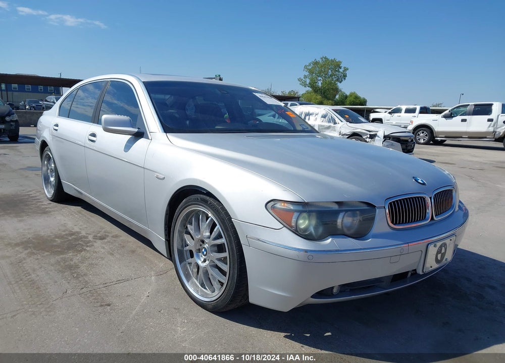 2002 BMW 745LI VIN: WBAGN63492DR02673