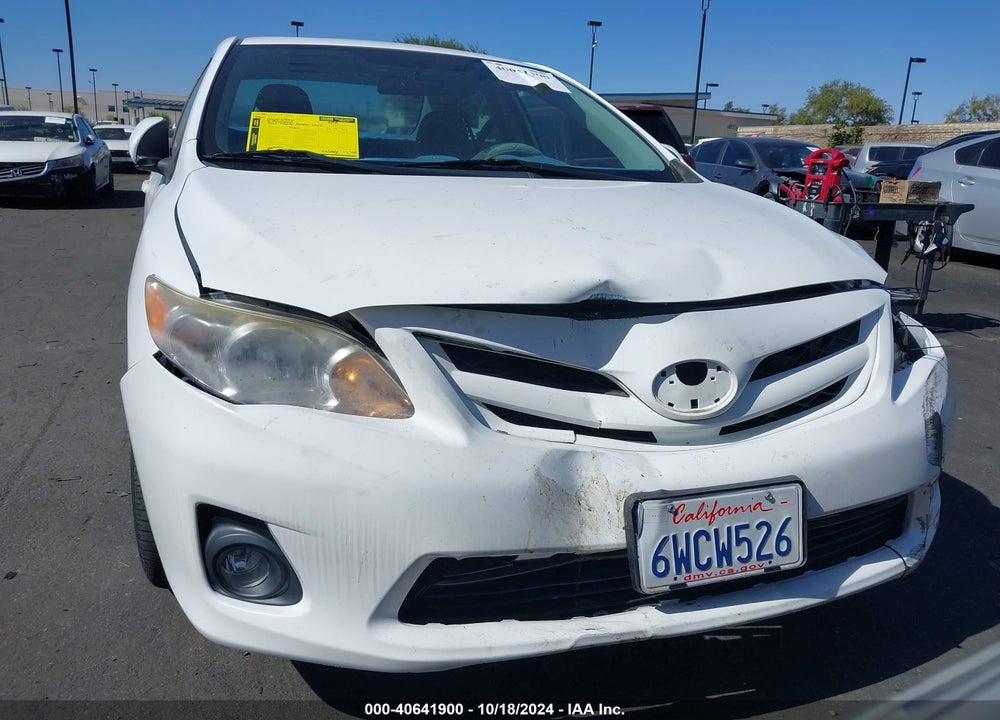 2012 TOYOTA COROLLA LE VIN: 2T1BU4EE1CC835625