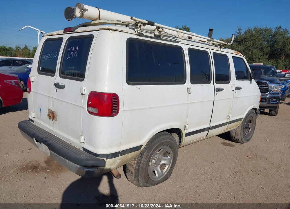 1999 DODGE RAM VAN 1500 COMMERCIAL/CONVERSION VIN: 2B7HB11X9XK580260