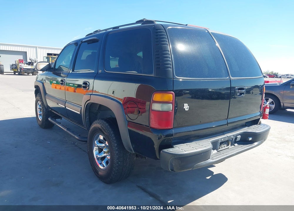 2002 CHEVROLET TAHOE LT VIN: 1GNEK13Z42R124925