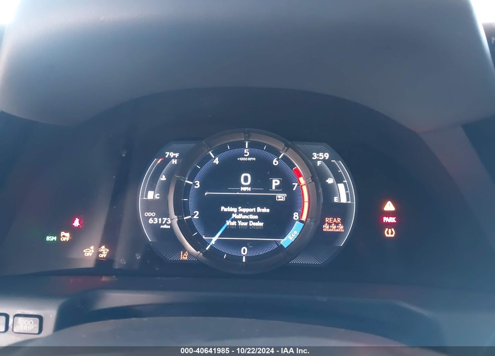 2022 LEXUS ES 350 F-SPORT VIN: 58AGZ1B12NU136988