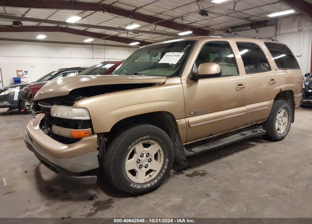2001 CHEVROLET TAHOE LT VIN: 1GNEK13T61J170538