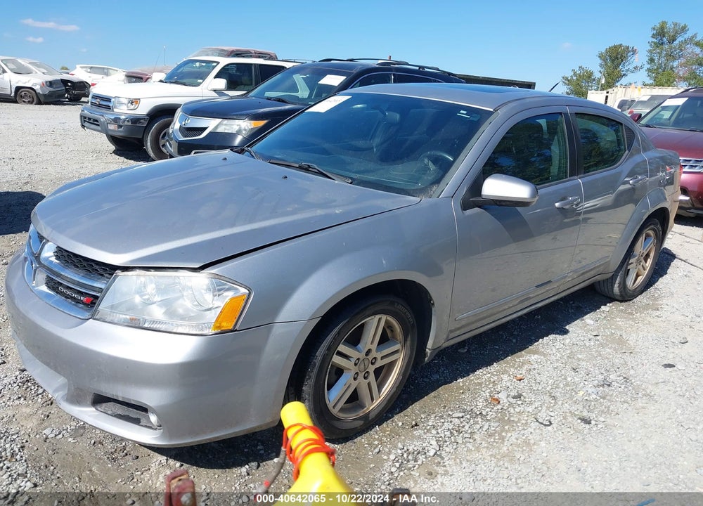 2013 DODGE AVENGER SXT VIN: 1C3CDZCG1DN709452