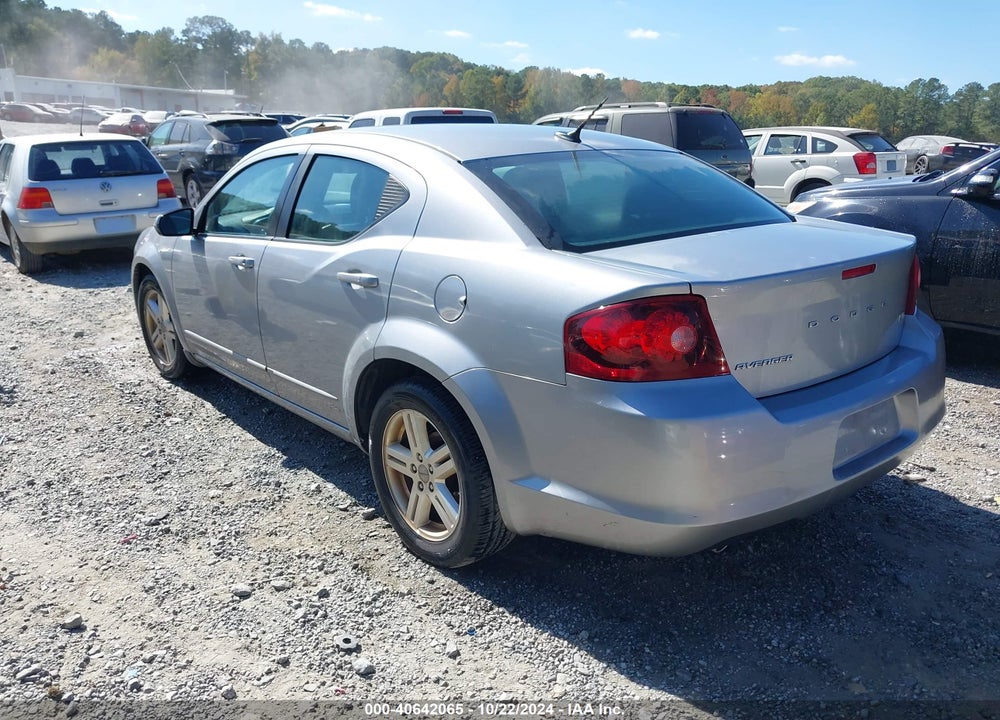 2013 DODGE AVENGER SXT VIN: 1C3CDZCG1DN709452