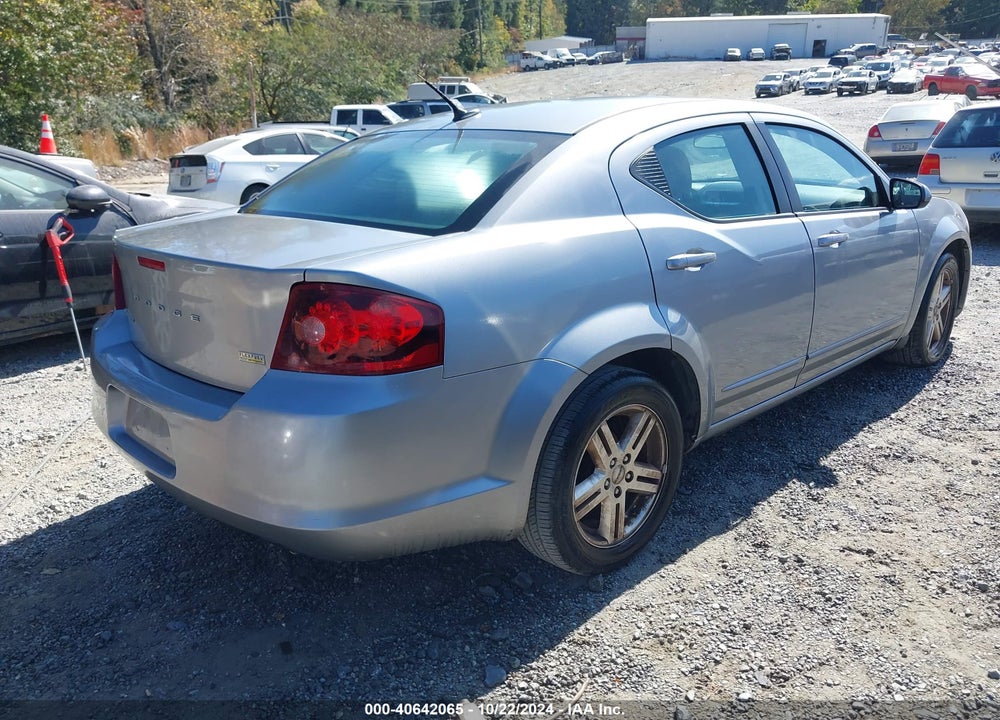 2013 DODGE AVENGER SXT VIN: 1C3CDZCG1DN709452