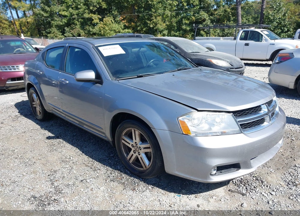 2013 DODGE AVENGER SXT VIN: 1C3CDZCG1DN709452