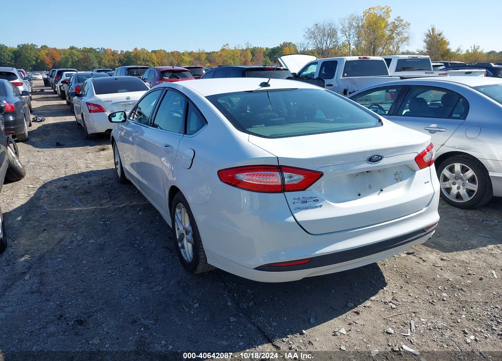 2016 FORD FUSION SE VIN: 3FA6P0H72GR118221