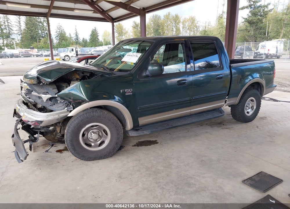 2002 FORD F-150 LARIAT/XLT VIN: 1FTRW08LX2KD59853