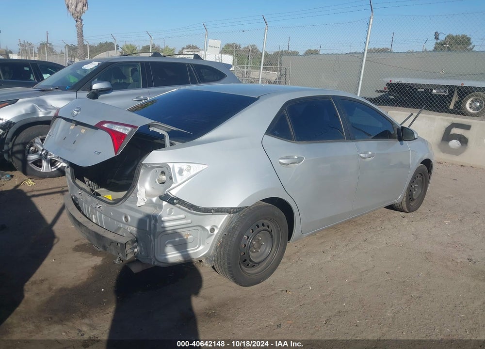 2015 TOYOTA COROLLA LE VIN: 5YFBURHE7FP284467