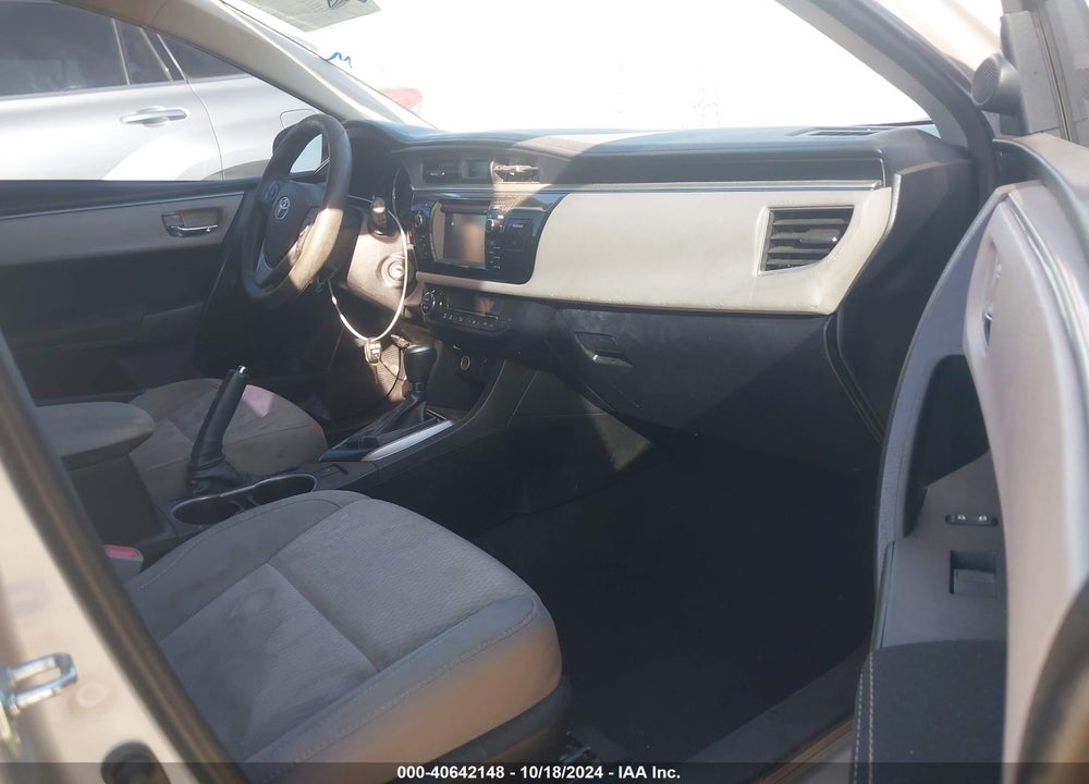 2015 TOYOTA COROLLA LE VIN: 5YFBURHE7FP284467