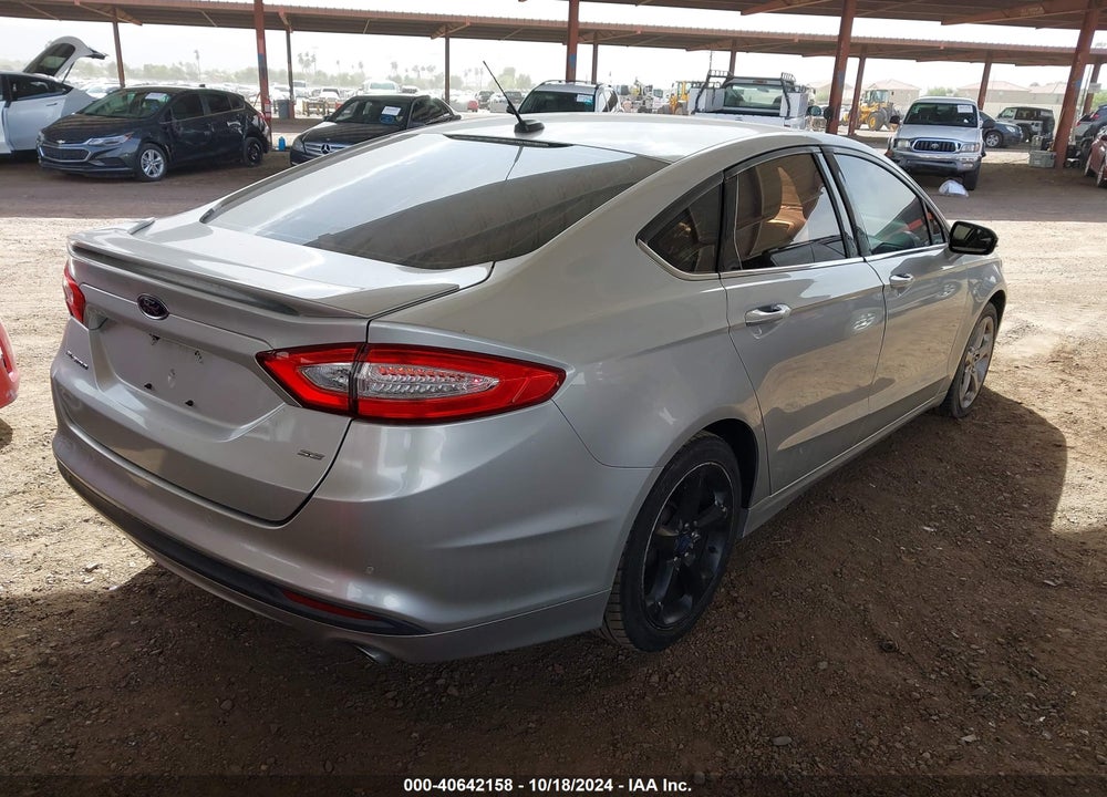2015 FORD FUSION SE VIN: 3FA6P0H70FR160160