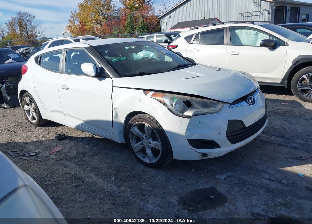 2014 HYUNDAI VELOSTER BASE W/BLACK VIN: KMHTC6AD3EU189280