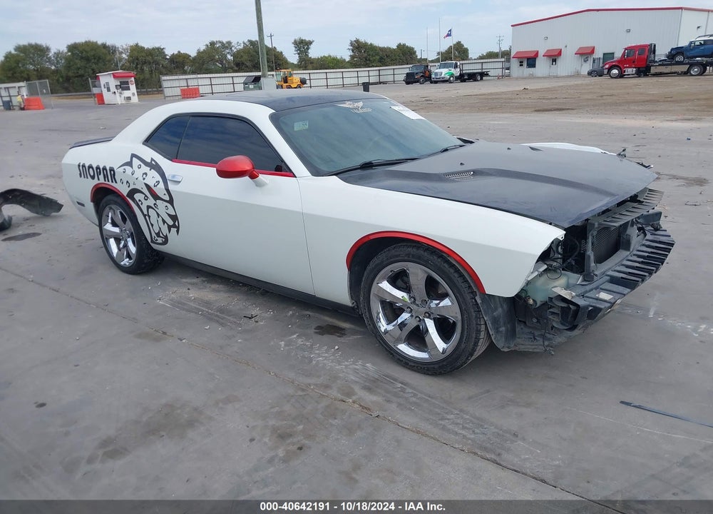 2012 DODGE CHALLENGER R/T VIN: 2C3CDYBTXCH147809