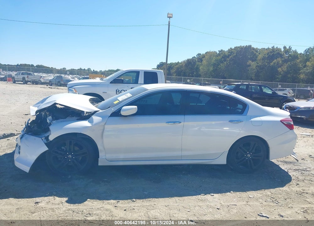 2016 HONDA ACCORD SPORT VIN: 1HGCR2F55GA186383