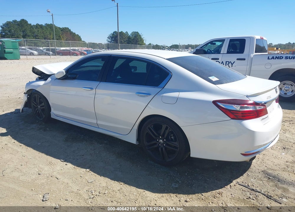 2016 HONDA ACCORD SPORT VIN: 1HGCR2F55GA186383