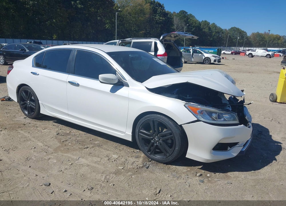 2016 HONDA ACCORD SPORT VIN: 1HGCR2F55GA186383