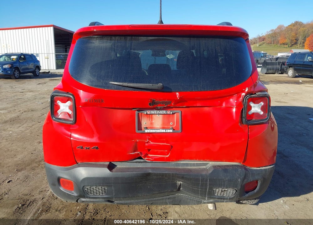 2018 JEEP RENEGADE UPLAND EDITION 4X4 VIN: ZACCJBAB3JPH14335