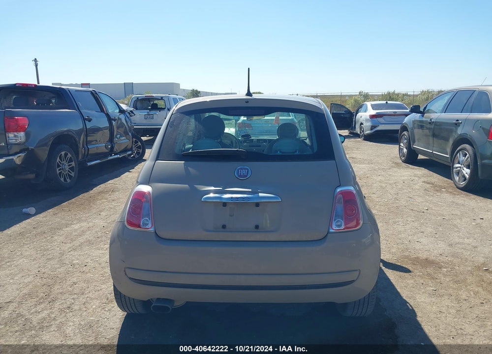2012 FIAT 500 POP VIN: 3C3CFFAR1CT339521