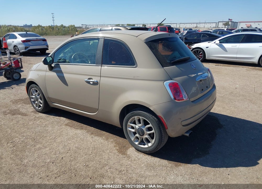 2012 FIAT 500 POP VIN: 3C3CFFAR1CT339521