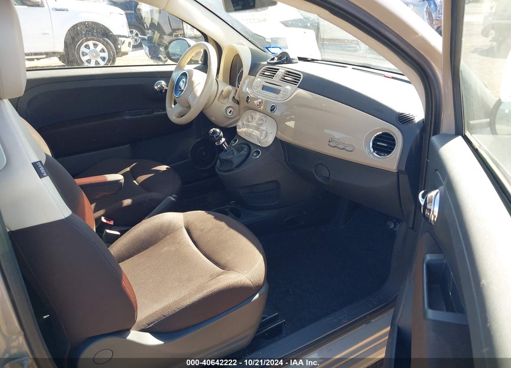 2012 FIAT 500 POP VIN: 3C3CFFAR1CT339521