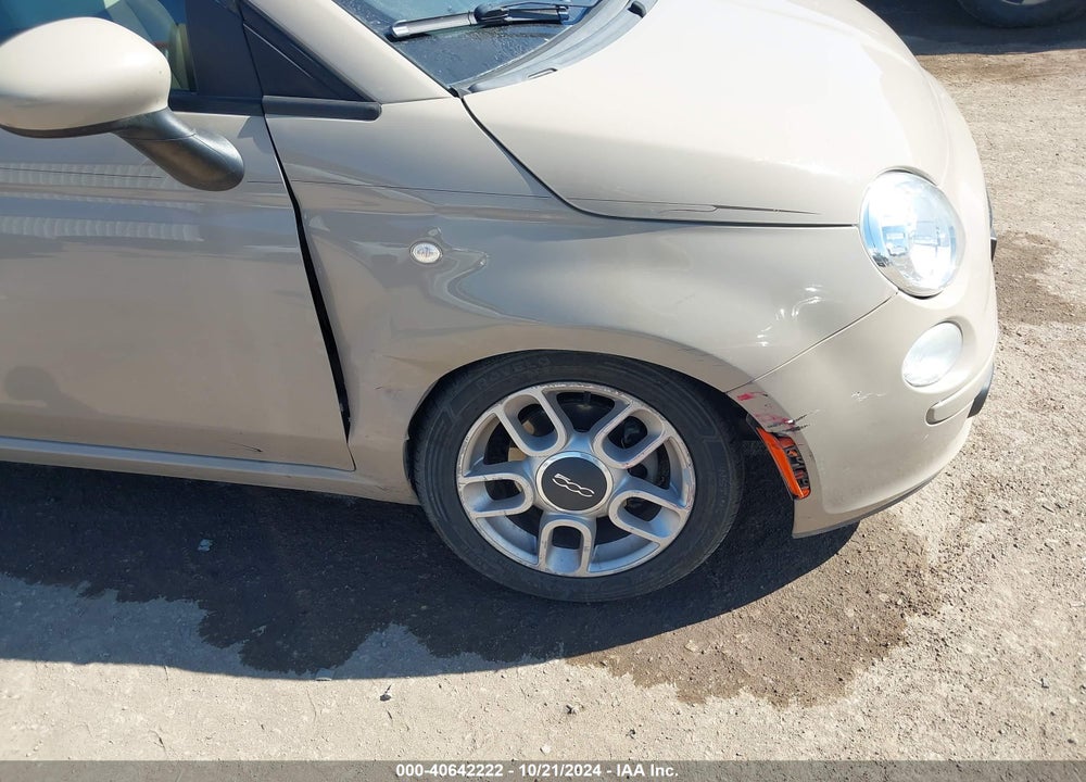 2012 FIAT 500 POP VIN: 3C3CFFAR1CT339521