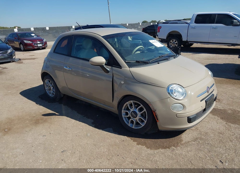 2012 FIAT 500 POP VIN: 3C3CFFAR1CT339521