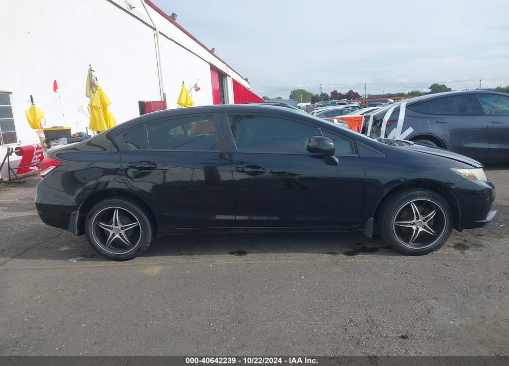 2013 HONDA CIVIC LX VIN: 19XFB2F5XDE216521