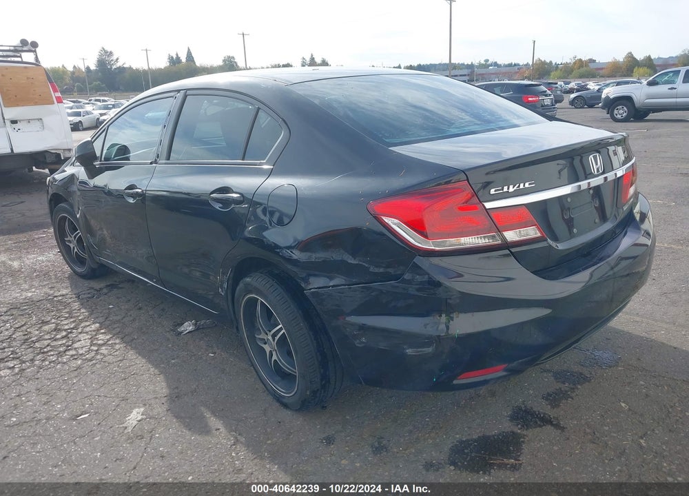 2013 HONDA CIVIC LX VIN: 19XFB2F5XDE216521