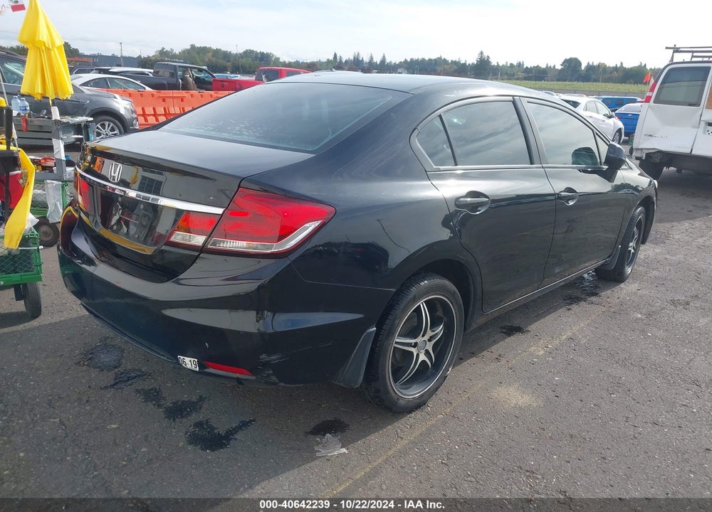 2013 HONDA CIVIC LX VIN: 19XFB2F5XDE216521