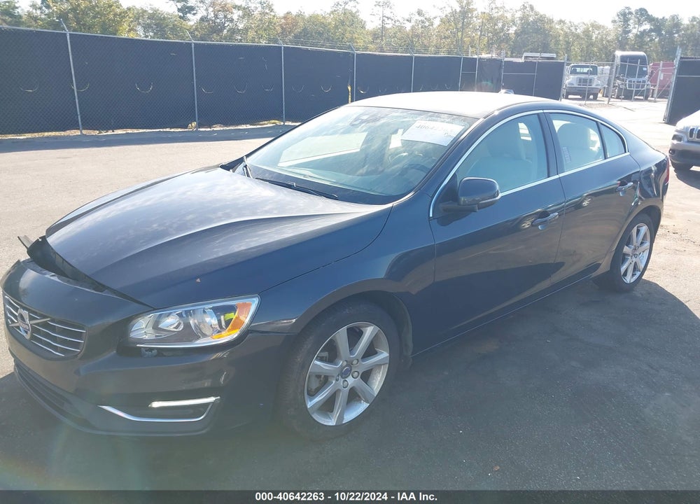 2016 VOLVO S60 T5 DRIVE-E PREMIER VIN: YV126MFK5G2396653